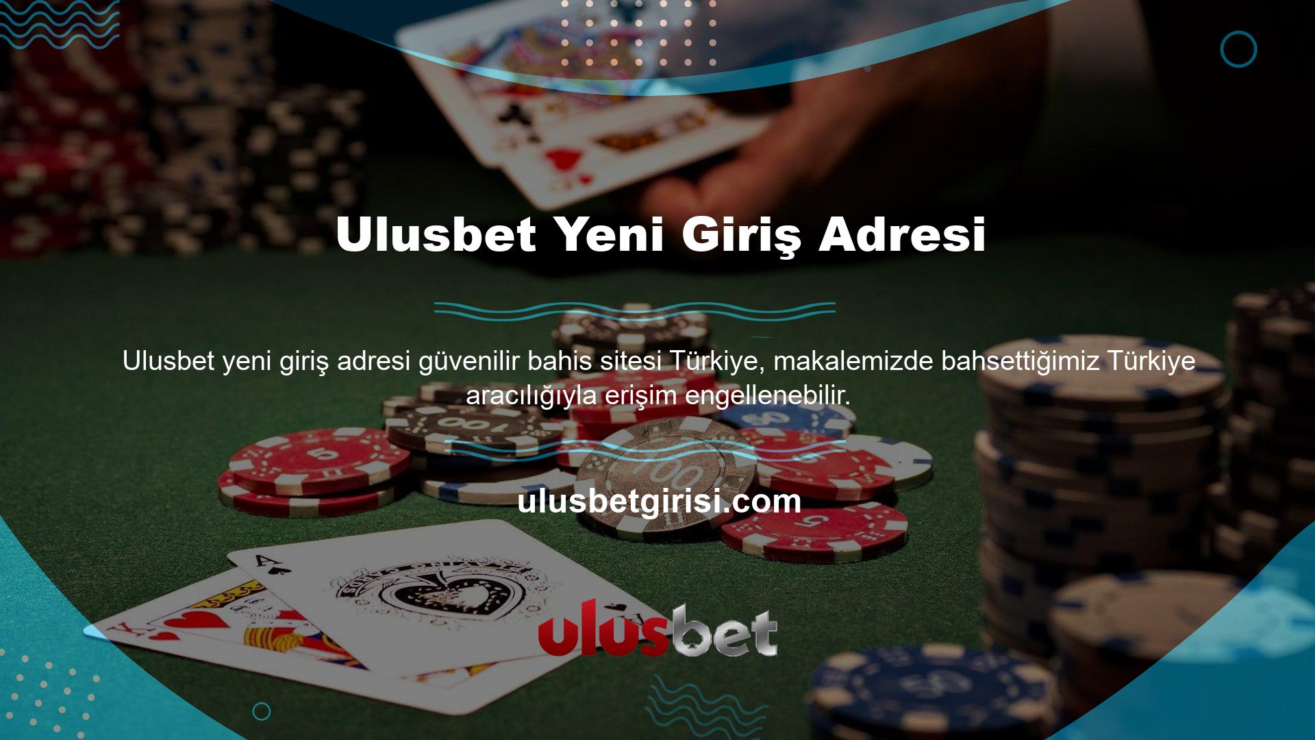 Ulusbet sitesinin girişleri engellendiğinde site size SMS ve e-posta yoluyla yeni bir erişim sitesi gönderir